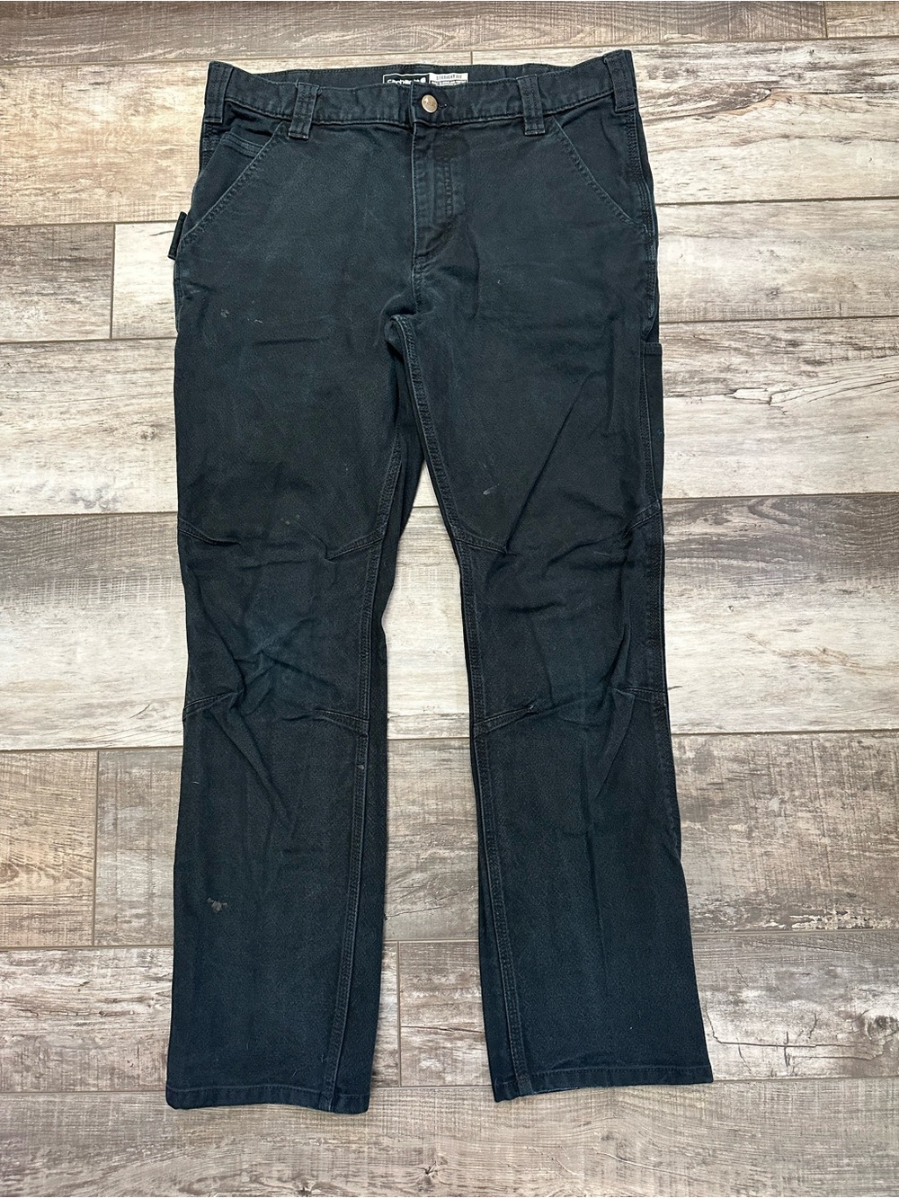 Carhartt Men's Black Cargo Work Pants